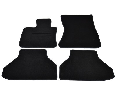 Covorase mocheta BMW X5 3/2007- Negre, X6 6/2008- E71 E72 set de 4 bucati foto
