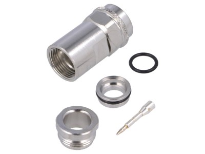 Conector N tată 50&amp;Omega;, PTFE, drept foto
