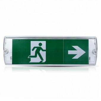 LAMPA LED IESIRE DE URGENTA 4W 6000K ALB RECE foto