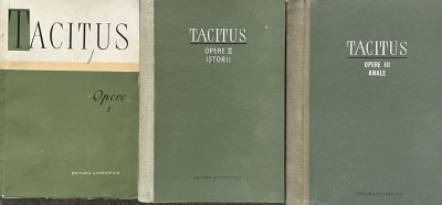 OPERE-TACITUS 3 VOL. BUCURESTI 1958-1964 foto