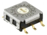 &Icirc;ntrerupător codificare HEX/BCD Poz: 16 SMT Rizol 100M&Omega;