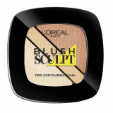 Fard de obraz, Loreal, Blush Sculpt, 101 Soft Sand Ambre, L&#039;Oreal