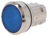 Comutator apăsare 22mm albastru