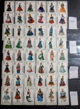 Spania 1967-70 Costume populare spaniole serie a 6v x8 48v neștampilate