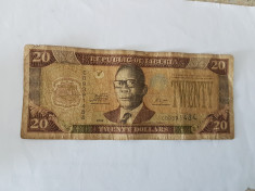 Liberia 20 Dollars 2009 foto