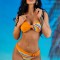 SW2353-100 Costum de baie in 2 piese model retro in dungi