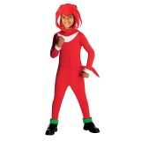 Cumpara ieftin Costum Knuckles Sonic Copii 4-6 Ani (104-116cm) - Carnaval, Petreceri, Aniversari - Produs Licentiat Sonic The Hedgehog