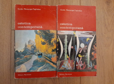Guido Morpurgo Tagliabue - Estetica contemporana (2 volume) foto