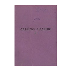 Catalog Alfabetic, Numarul 8