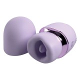 Stimulator clitoris JIMMYJANE Hello Kiss Pro, &icirc;n formă de gură cu limbă, 7 funcții de vibrație, 3 moduri de mișcare a buzelor, mov