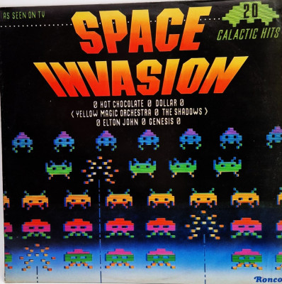 LP vinyl Var. &amp;lrm;&amp;ndash; Space Invasion 1980 NM /VG+ Ronco UK _ new wave pop rock foto