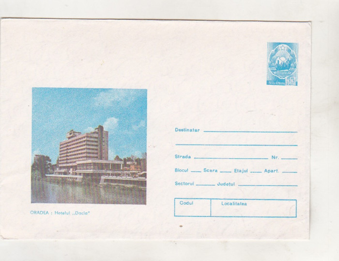 bnk ip Oradea - Hotel Dacia - necirculat - 1979