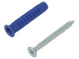 Diblu pin cu șurub 10x50mm din oțel - 25 buc 4ALL