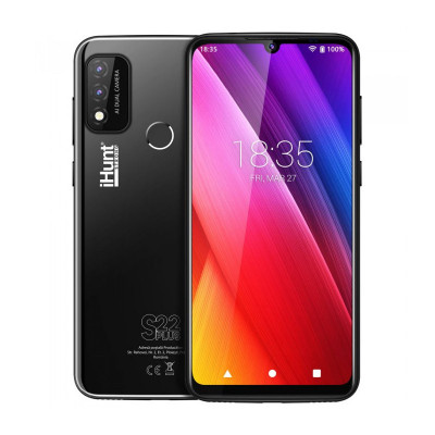 Telefon mobil Smart iHunt S22 Plus, Android 11 GO, ecran IPS 6.1 inch, 16 GB, 2 GB RAM, 13 MP, 4200 mAh, Dual Sim, Black foto