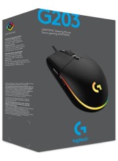 Mouse Logitech G203 Lightsync Black PC