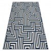 Covor SPRING 20421994 labyrinth sisal, buclat - cremă / albastru, 200x290 cm, Dreptunghi