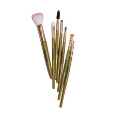 Pensule machiaj, Makeup Brush, 7 pensule, Verde