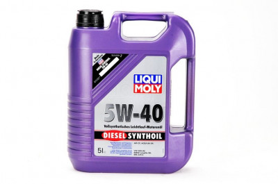 Ulei motor Liqui Moly Diesel Synthoil 5W40 5L 1341 foto