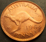Cumpara ieftin Moneda PENNY - AUSTRALIA, anul 1964 * cod 2997 = UNC, Australia si Oceania