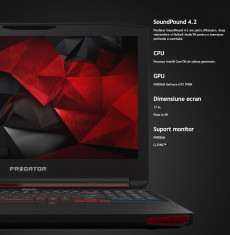 PREDATOR GAMING,i7-6700HQ 3.5GHz,17.3&amp;quot; FHD,8GB,1TB 7200+SSD 275GB,GTX 970M 3GB foto