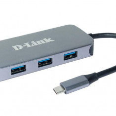 Hub USB D-Link DUB-2335, USB-C, 6-in-1 - RESIGILAT