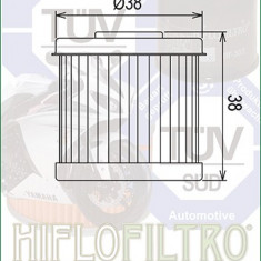 Filtru Ulei HF167 Hiflofiltro Daelim 15412-KN6-9612 Cod Produs: MX_NEW HF167