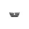 Grila radiator VW Passat, Sedan+Combi (B6 (3C)), 01.2005-07.2010, negru, 3C0853651AHPWF, 955505-1, cu ornament cromat, cu diametru emblema de 150 mm,