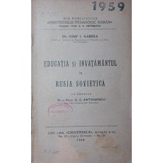 EDUCATIA SI INVATAMANTUL IN RUSIA SOVIETICA