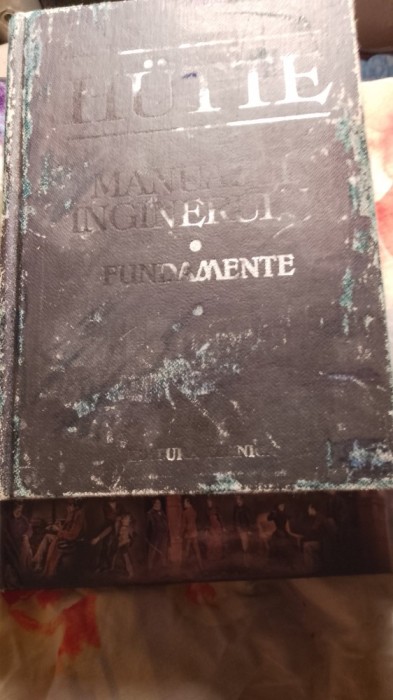 Hutte manualul inginerului,fundamente