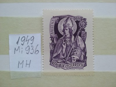 1949- Austria-Mi936-c.set-MH foto