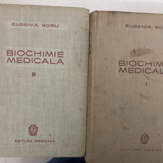 Biochimie medicala de Eugenia Soru , volumele I - II, 1959 - 1963