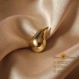 Pandantiv Aurea Drop A n forma de picatura, placat cu aur 18K, 1,5 cm , Brazilia
