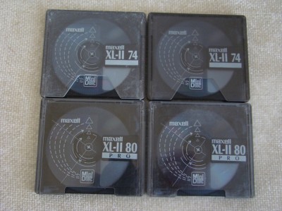 Lot 4 Minidisc-uri MAXELL Folosite - 14 foto