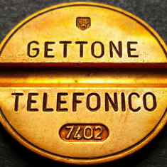 Moneda / Jeton Telefonic GETTONE TELEFONICO - ITALIA, anul 1974 *cod 2646