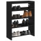 vidaXL Pantofar, negru, 60x25x81 cm, lemn prelucrat 859879