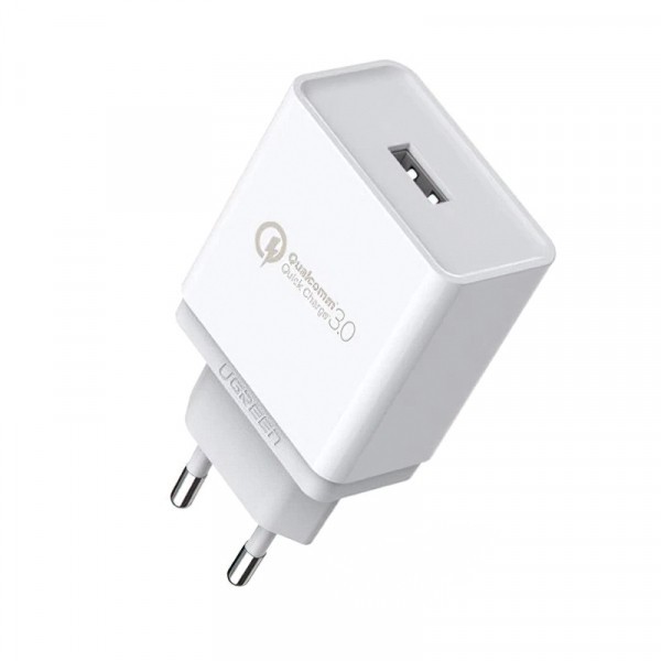 Incarcator Retea UGREEN CD122, 18W, 3A, 1 x USB-A, Alb