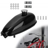 Rezervor Benzina Kit Motor Bicicleta 50cc 60cc 80cc 3.5L Motorevolution cu Buson si Suporti Prindere