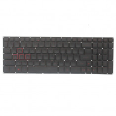 Tastatura laptop, Acer, Nitro 5 An515-52, An515-53, pk132421a00, iluminata, us foto