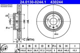 ATE 24.0130-0244.1 Disc frana