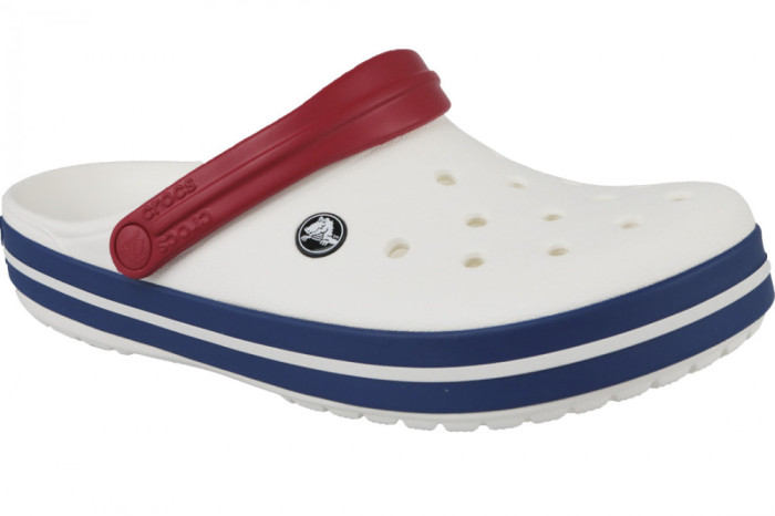 Papuci flip-flop Crocs Crocband 11016-11I alb