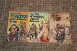 Lot 7 carti Karl May Winnetou in Mexic falsul milionar capitanul Kaiman piratii