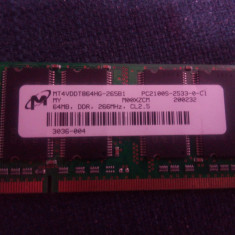 Memorie Laptop 64mb Ddr1 MT