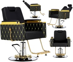 Scaun de frizerie hidraulic pentru salonul de frizerie barber shop Maverick Barberking