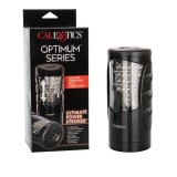 Masturbator CalExotics Ultimate Power Stroker cu Bile, Vibratii, 7 Functii, TPR, Negru