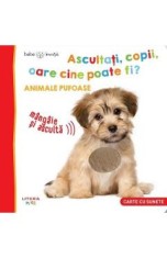 Bebe invata. Ascultati, copii, oare cine poate fi? Animale pufoase