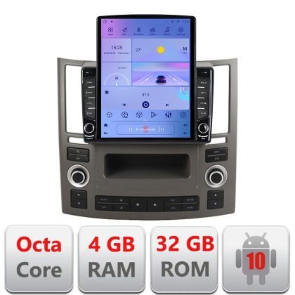 Navigatie Infiniti FX45 2007-2009 Android radio gps internet Lenovo Octa Core 4+64 LTE fx45-old+EDT-E709 CarStore Technology