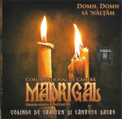 CD Corul Național De Cameră Madrigal &amp;lrm;&amp;ndash; Colinde De Crăciun Și C&amp;acirc;ntări Sacre foto