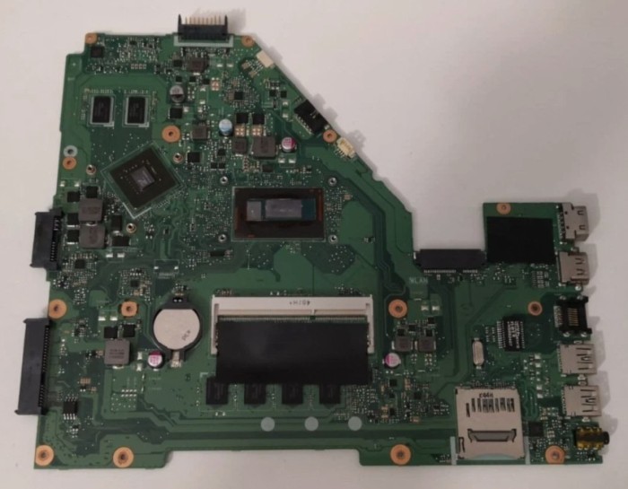 Placa de baza laptop functionala ASUS X552L cu radiator inclus