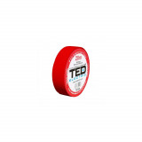 Banda electroizolatoare TED 19mm x 20metri rosie, Ted Electric