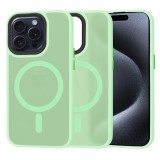 Husa iPhone 15 Pro Techsuit HaloFrost&Atilde;&sbquo;&Acirc;&nbsp;MagSafe Series, verde deschis